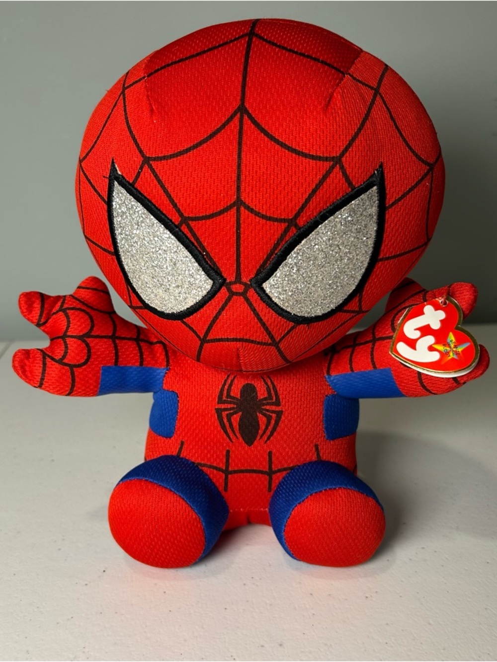 Ty Marvel Spider-Man Red Plush Toy